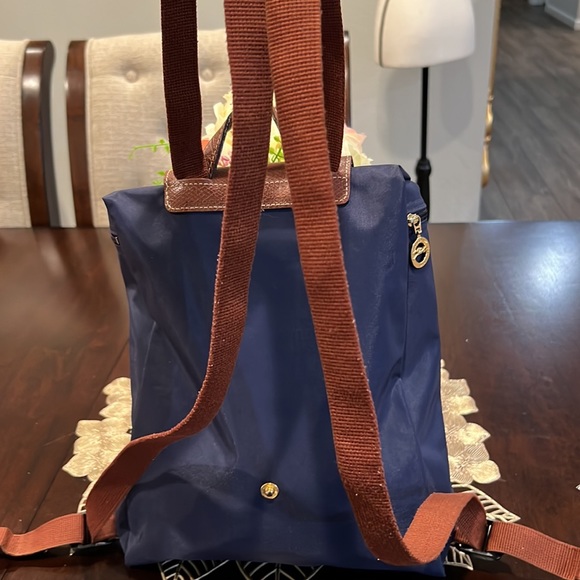 Authentic Longchamp Navy Blue Backpack - Picture 4 of 11
